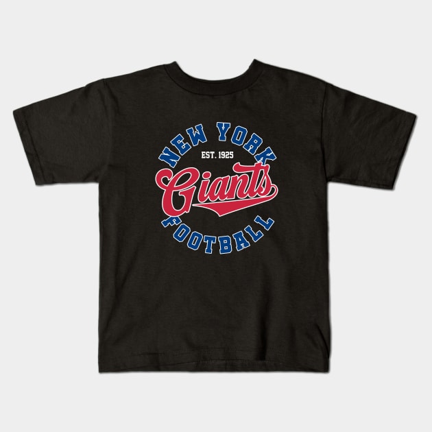 New York Giants Football Logo! Kids T-Shirt by SmartLegion